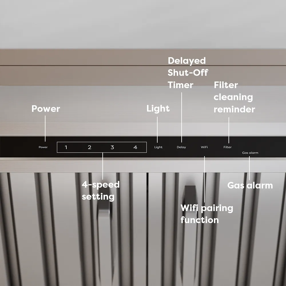 CIARRA Professional Series 34 inch Built-In Range Hood with 4-Speed Levels and Smart Control | CAS34927A-OW