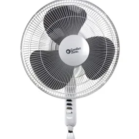 Comfort Zone CZST161BTE 16 Oscillating Pedestal Quad Pod Fan