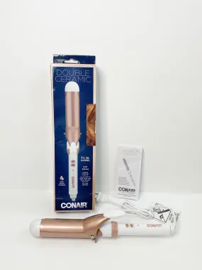 Conair Double Ceramic Curling Iron 1 1/2" Barrel Clip Instant Heat up Soft Wave (OPEN BOX)