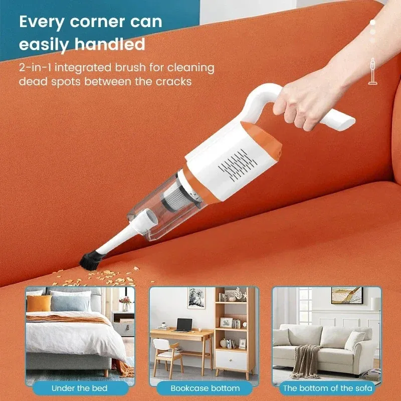 Cordless Vacuum Cleaner Wireless Rechargeable Portable Car Home Vacuum Cleaner FH-268