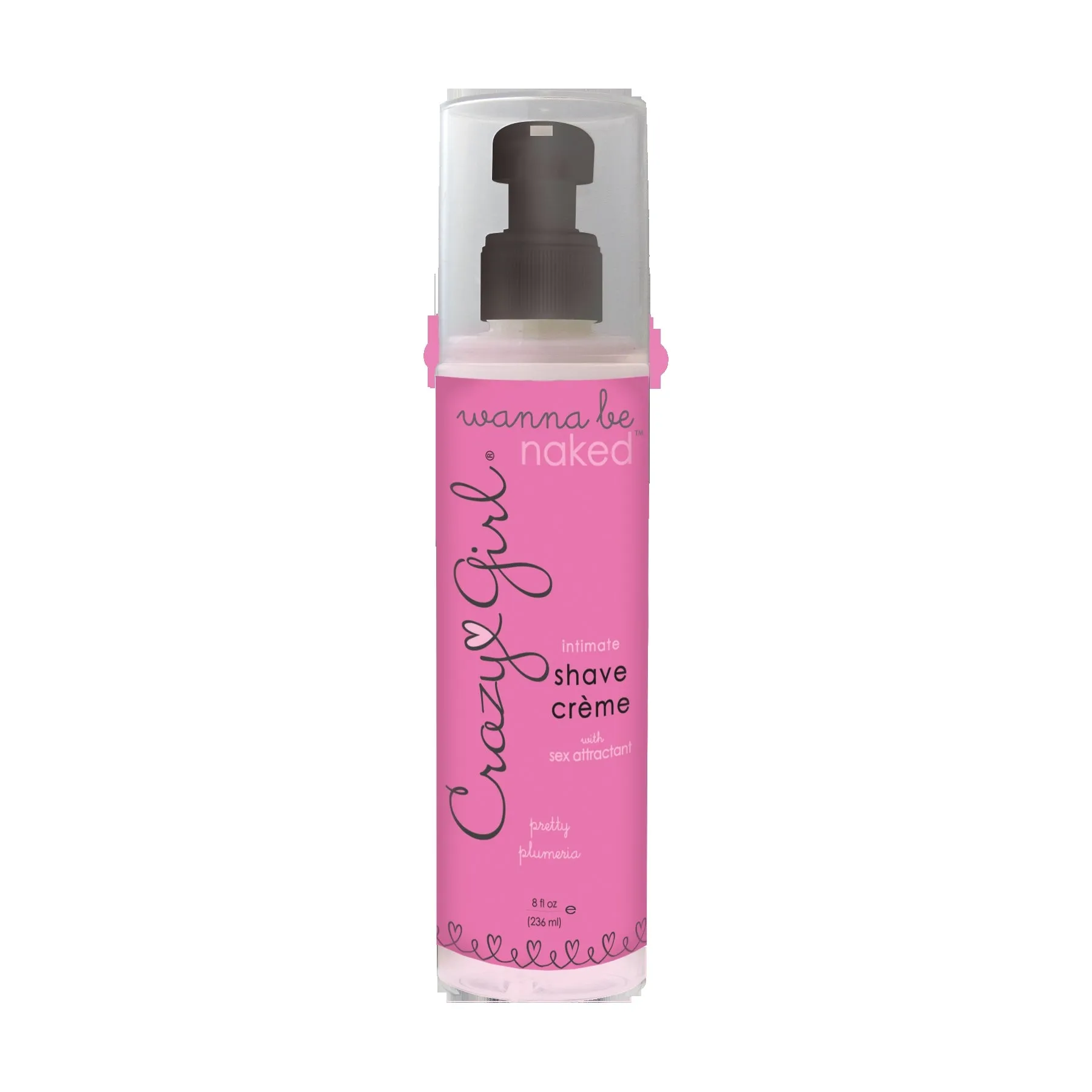 Crazy Girl Intimate Shave Creme Plumeria 8 Oz.