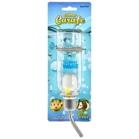 CRITTER CARAFE GLASS WATER BOTTLE