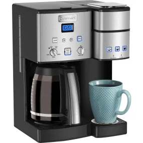 Cuisinart Single Serve   12 Cup Coffee Maker, Offers 3-Sizes: 6-Ounces, 8-Ounces and 10-Ounces, Stainless Steel, SS-15P1