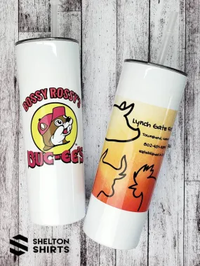 Custom Your Logo Tumbler in PERMANENT PRINT