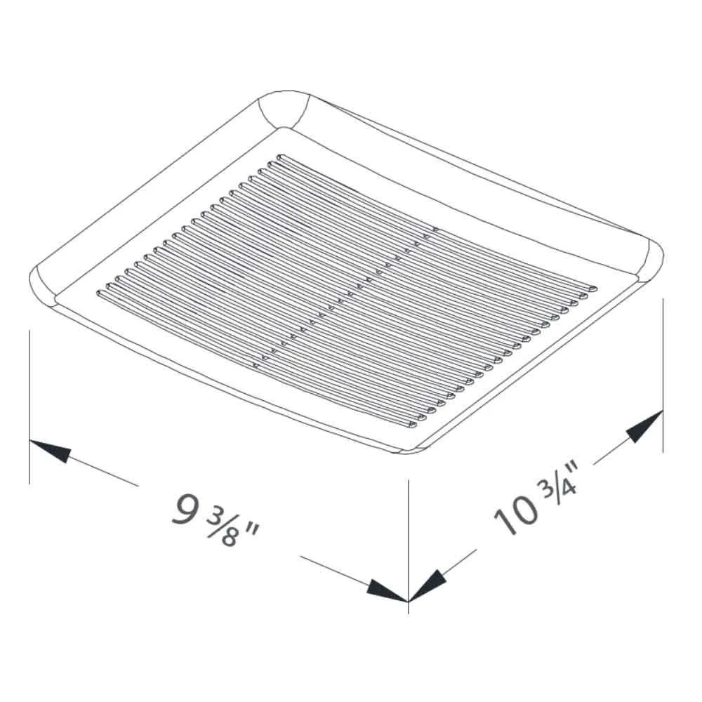 Delta BreezSlim 70 CFM Bathroom Exhaust Fan With Humidity Sensor