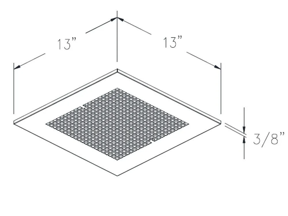 Delta BreezSmart Series Bathroom Exhaust Fan Metal Grille