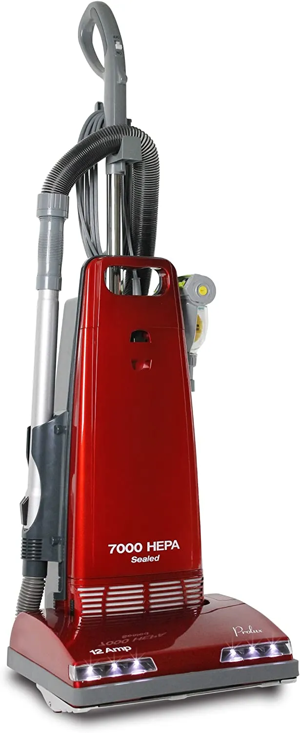 Demo Prolux 7000 Upright Sealed HEPA vacuum on board tools 7 Year Warranty