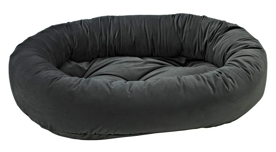 Donut Bed Ash Microvelvet