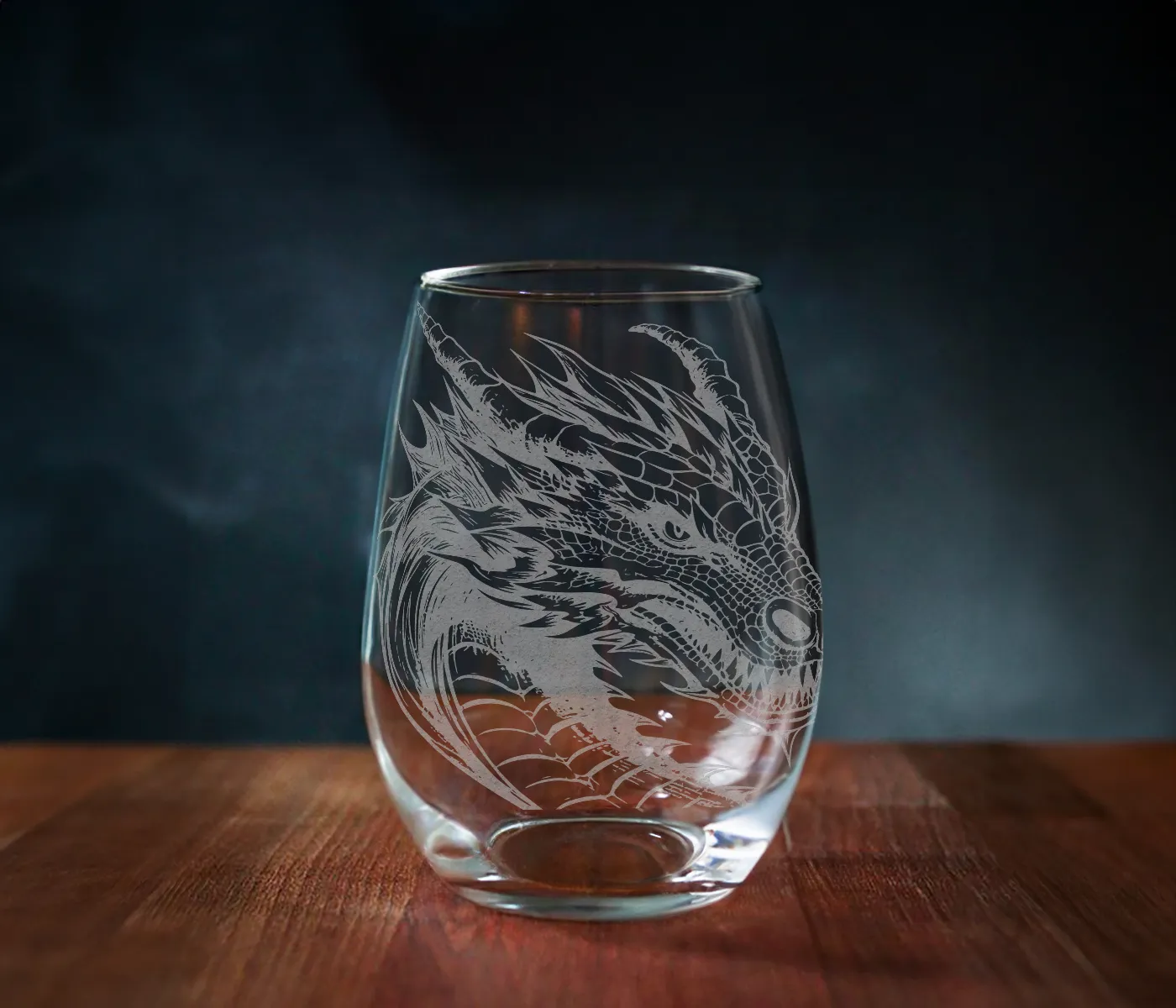 DRAGON Wine Glass by Lumengrave