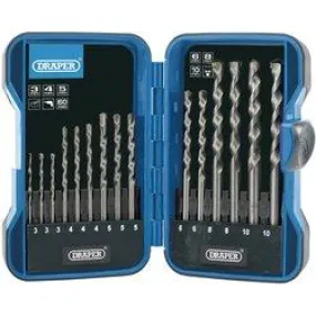 Draper Drill Bit Set Masonry - 15PC