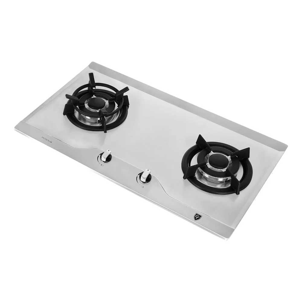 EF EFH 2760 TN VSB 78cm Built in Stainless Steel Gas Hob EFH2760TNVSB