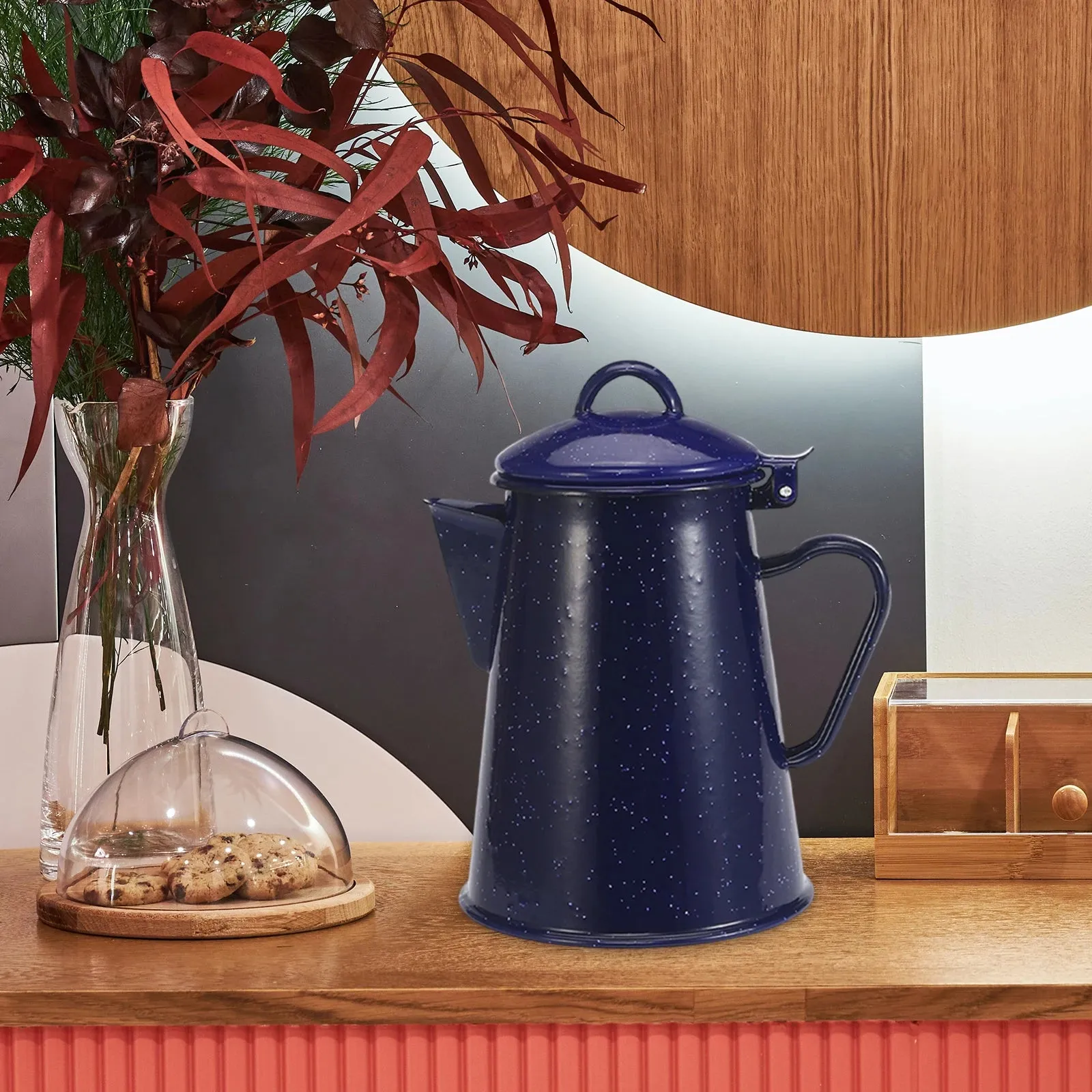 Enamel Coffee Kettle – Stylish Kitchen Essential for Coffee Lovers