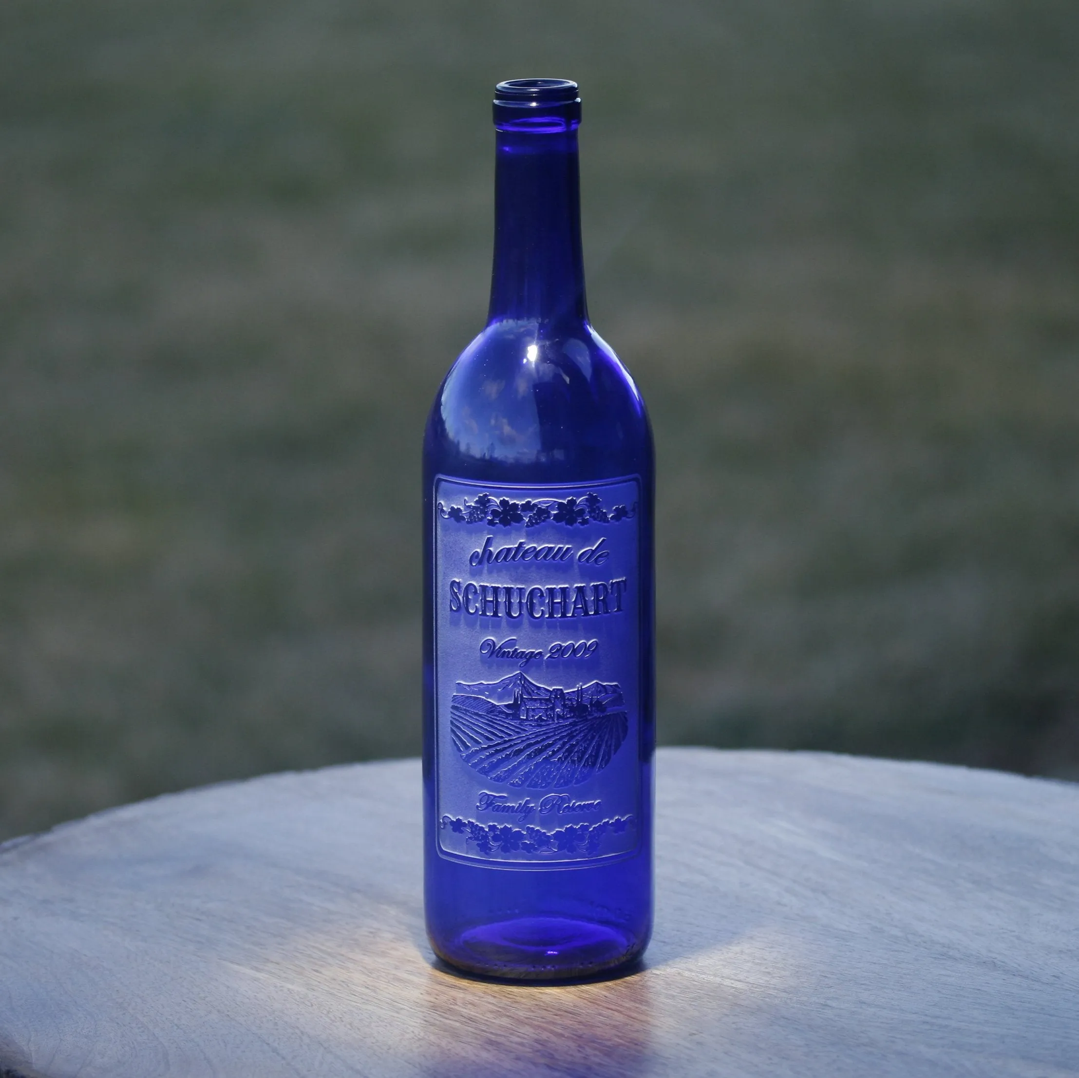 Engraved Wine Bottle, Personalized