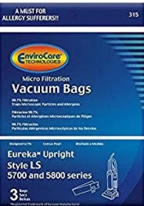 Eureka / Sanitaire LS Vacuum Cleaner Bags - 3 pack