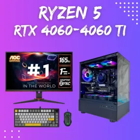 Gaming PC Bundle | Ryzen 5 | RTX 4060-4060Ti | Antec CX200