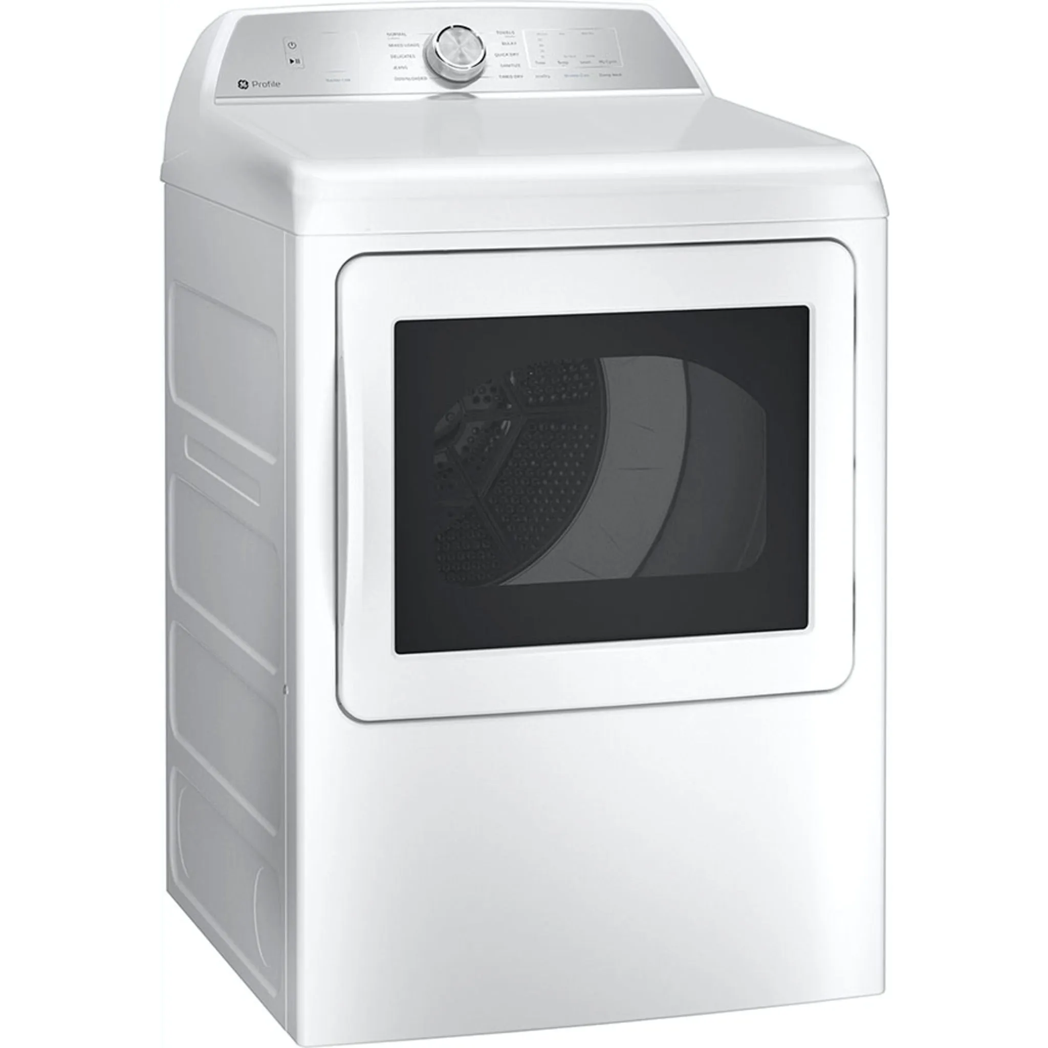 GE Profile 7.4 Cu Ft Gas Dryer White - PTD60GBSRWS