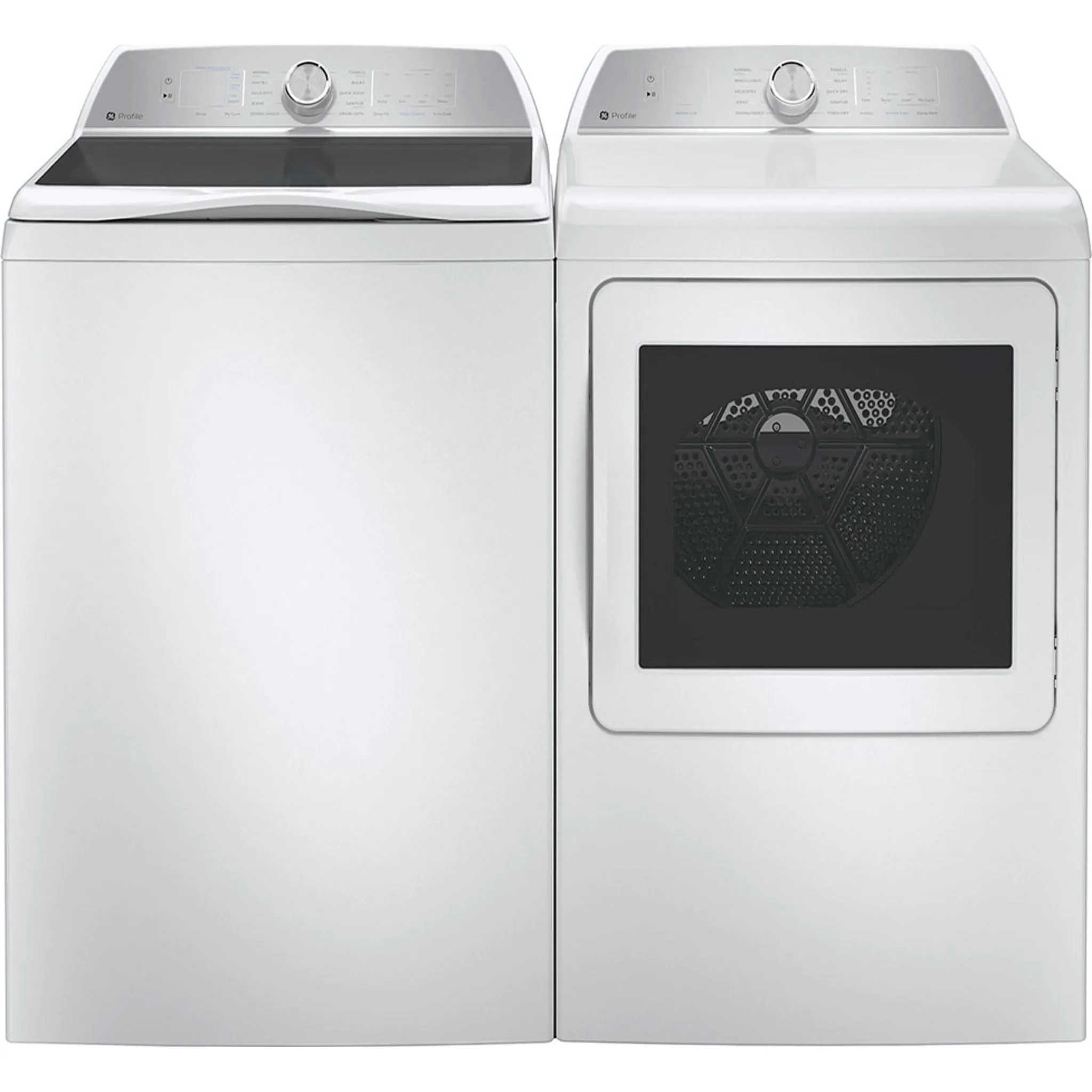 GE Profile 7.4 Cu Ft Gas Dryer White - PTD60GBSRWS