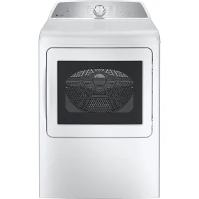 GE Profile 7.4 Cu Ft Gas Dryer White - PTD60GBSRWS