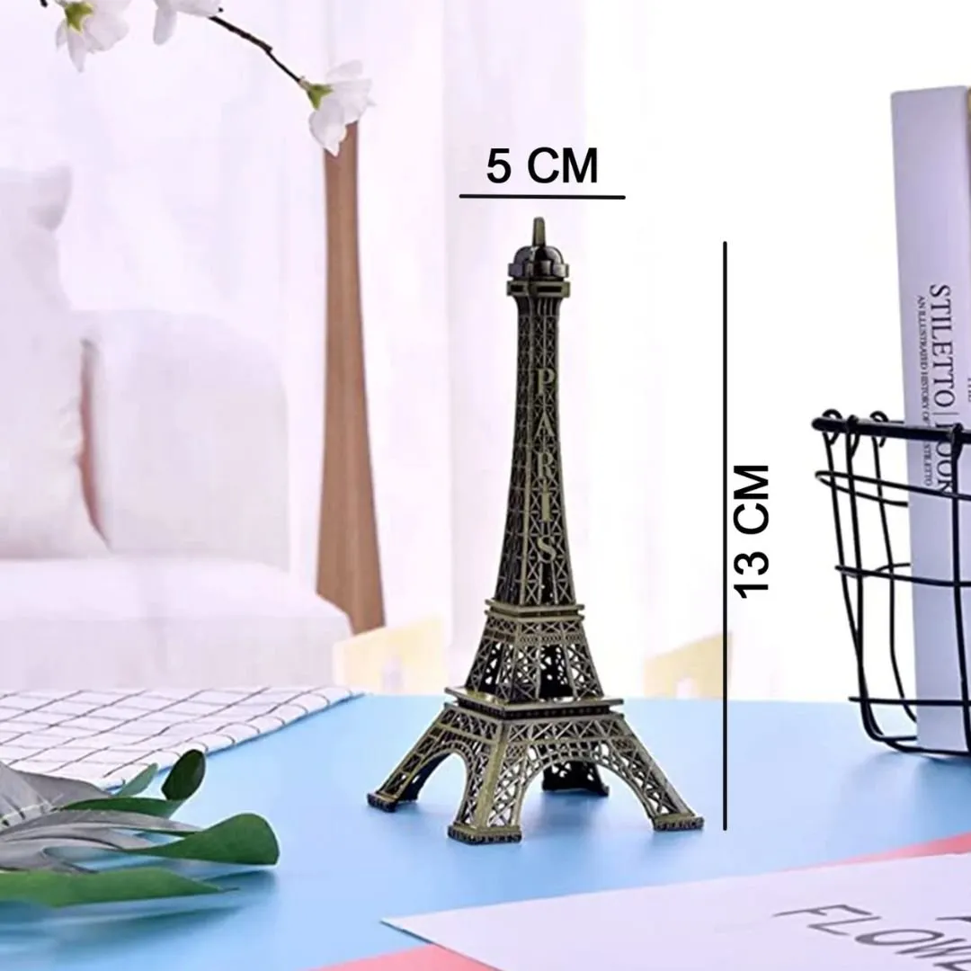 Geekmonkey High Quality Metal Eiffel Tower Decorative Showpiece | For Office Desk