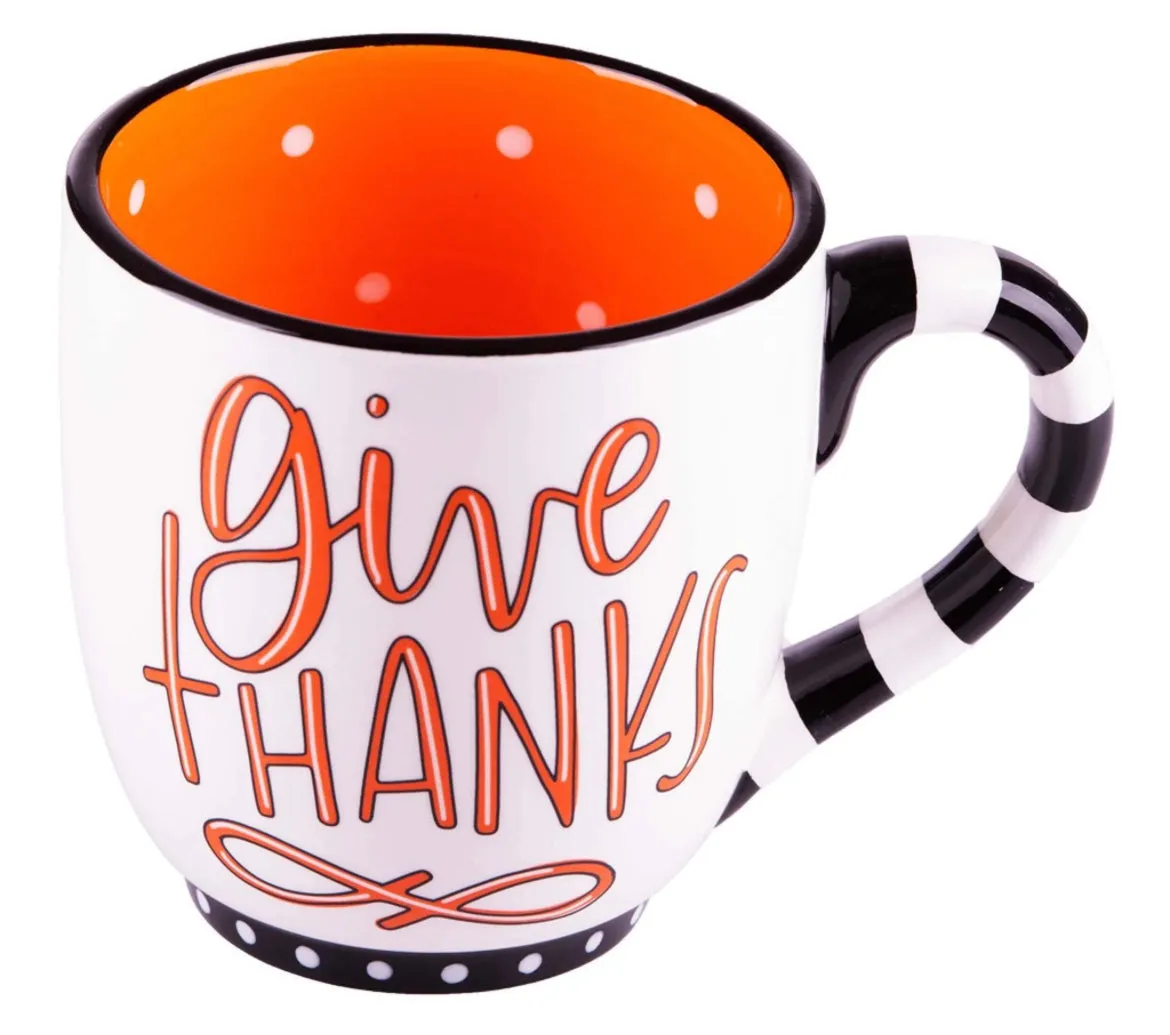 Glory Haus Give Thanks coffee mug