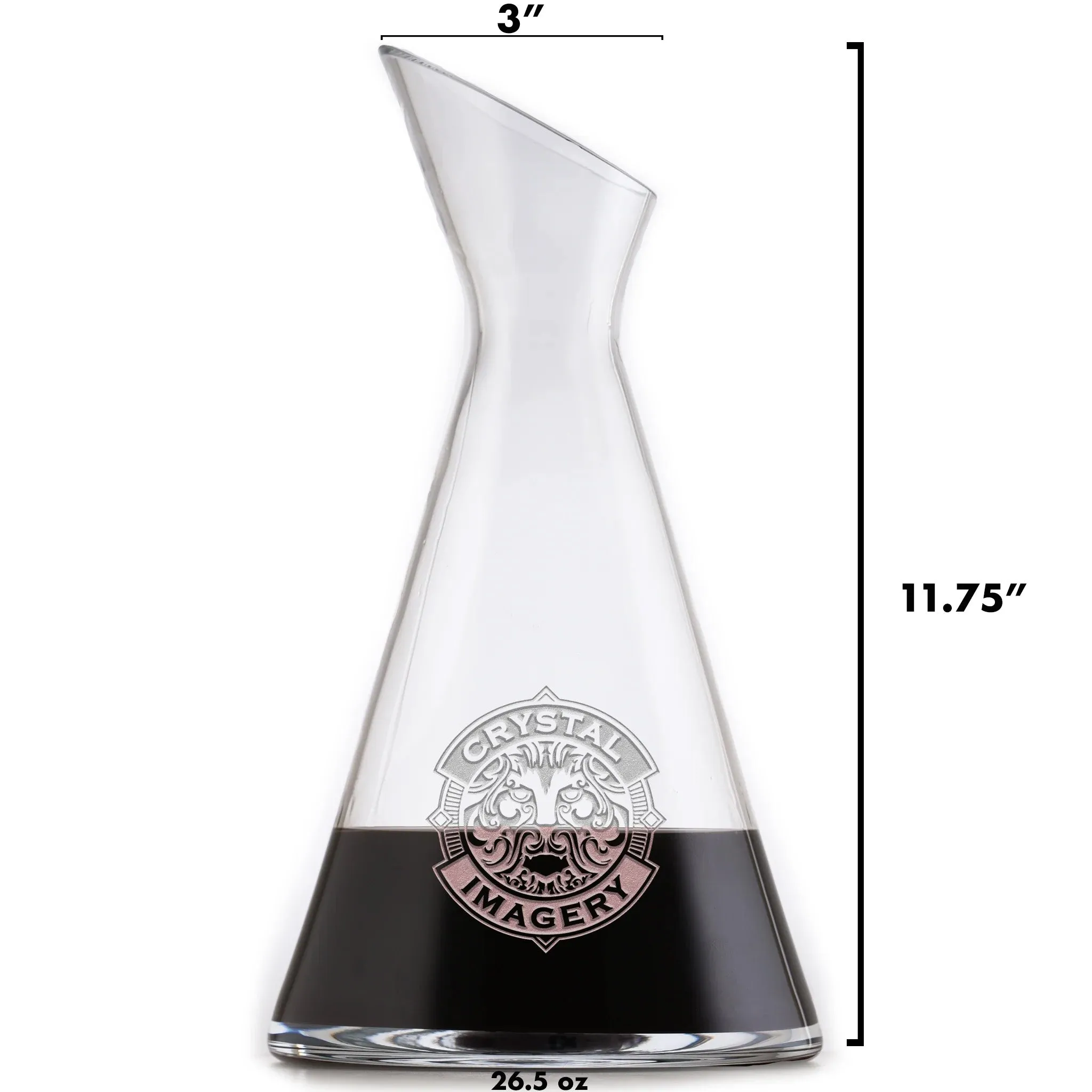 Golf Engraved Crystal Wine Decanter Gift Set Personalized