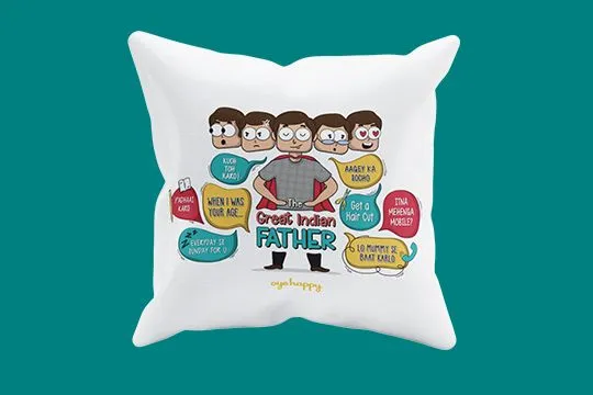 Great Indian Father Cushion