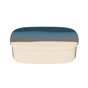 Grech & Co Grand Silicone Lunch Box - Desert Teal Ombre