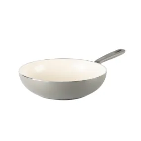 GreenPan Memphis 28cm Wok, Quartz Grey [PFAS FREE]