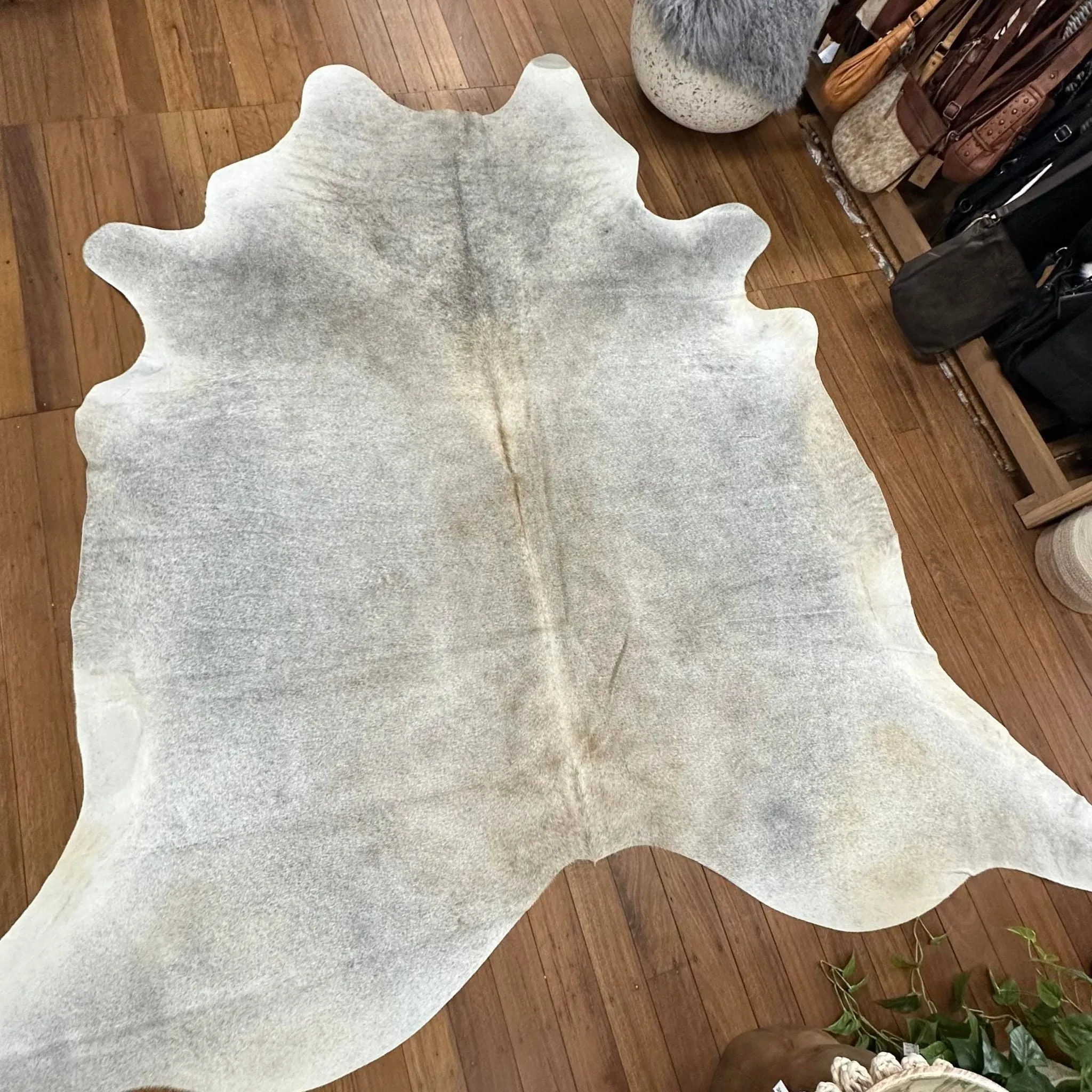 Grey Beige Cowhide 11 | Floor Rug