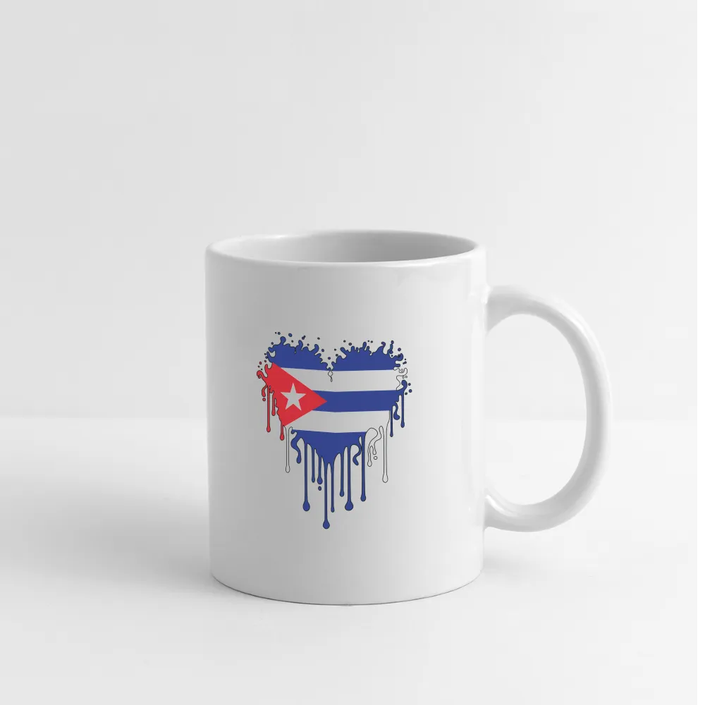 Heart of Cuba Flag Coffee Mug