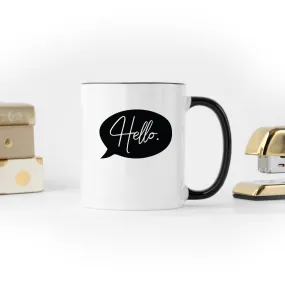 Hello Word Bubble Coffee Mug