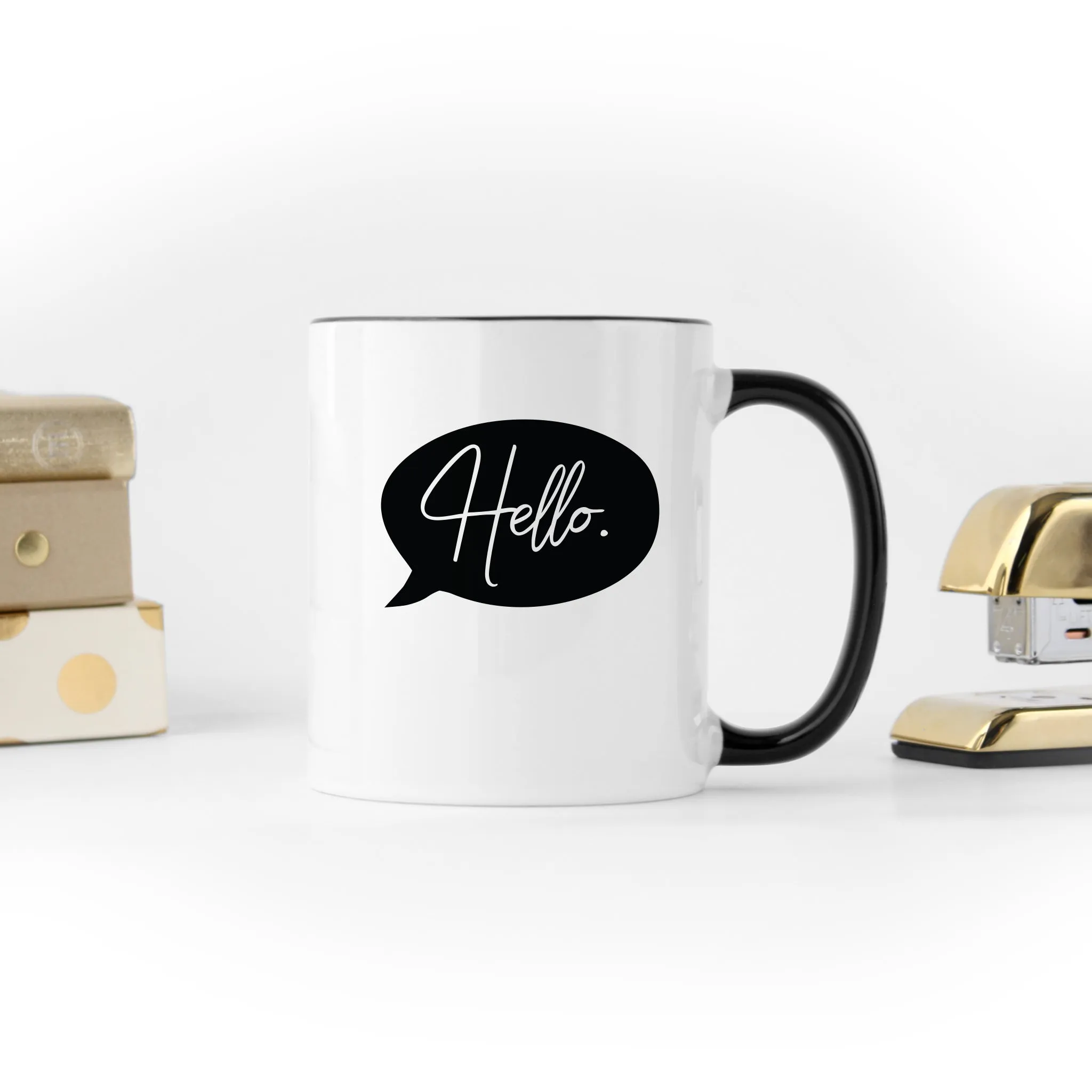 Hello Word Bubble Coffee Mug