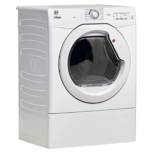 Hoover HLEV8LG 8kg Vented Tumble Dryer, White, LED Display