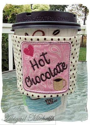 Hot Chocolate Cozy, In The Hoop - 6x10