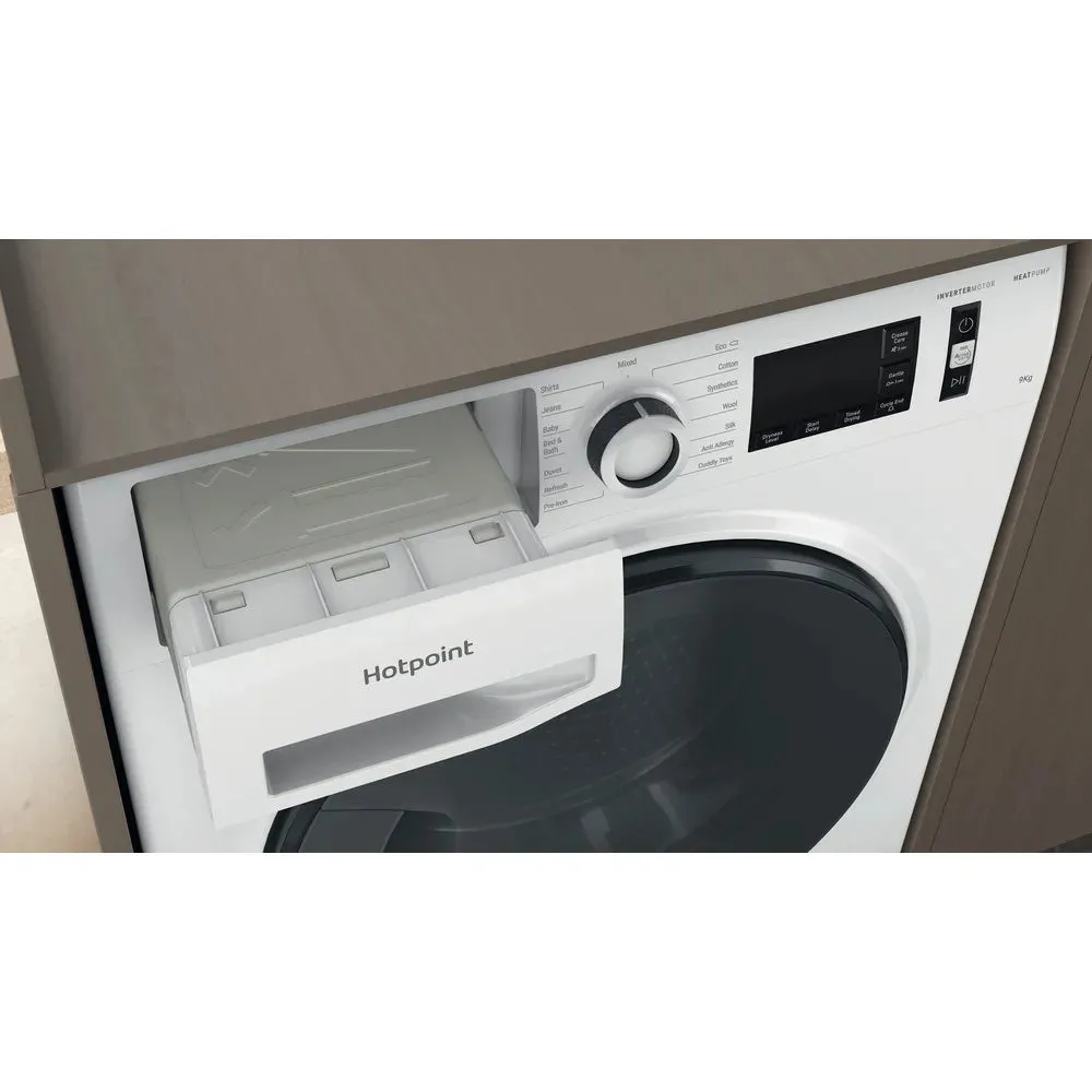 Hotpoint NTM119X3EUK 9kg Heat Pump Tumble Dryer White