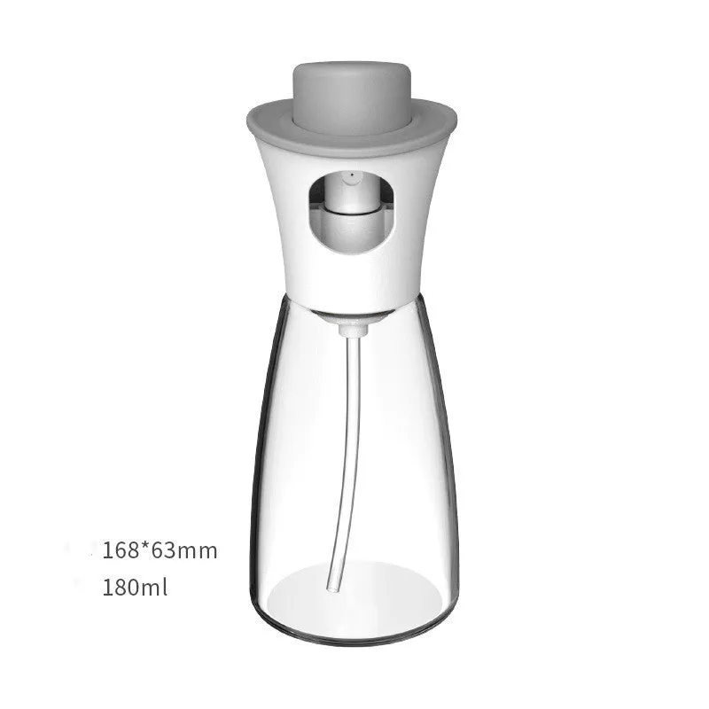 Household Kitchen Edible Oil Spray Can Air Pressure Type Glass Seasoning Bottle