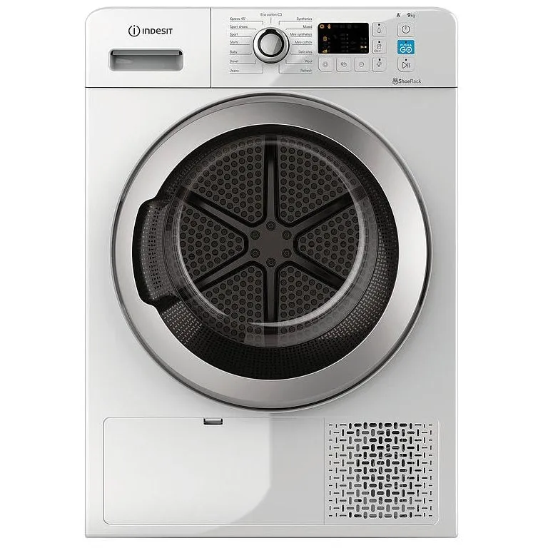 Indesit Condenser Dryer Push & Go A , 9KG, 14Programs, White