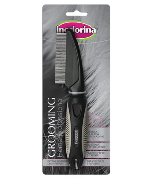 Inodorina Grooming - Detangling Comb Rotating Teeth For Dog