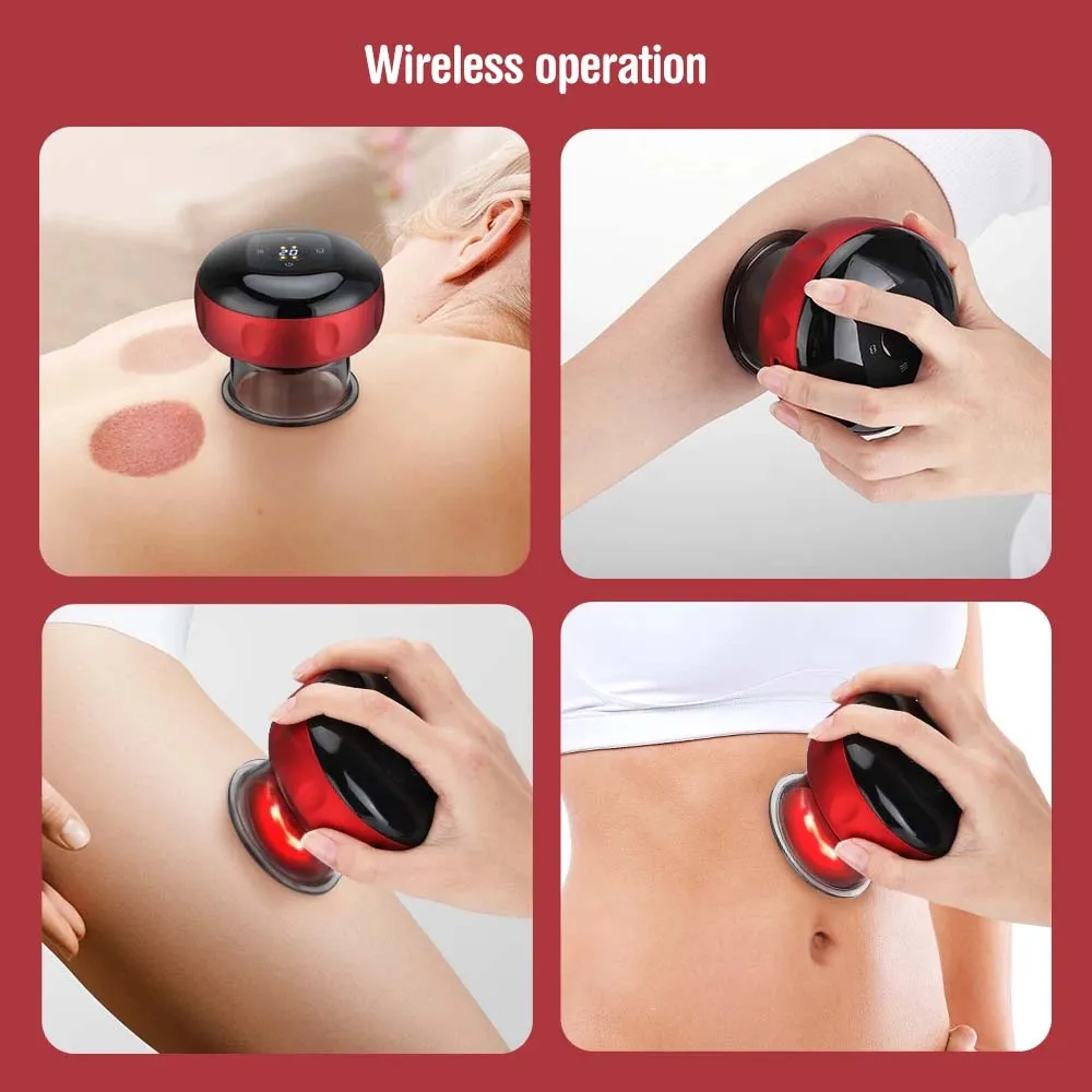 Intelligent Portable Electric Vacuum Cupping Therapy Cellulite Massager Suction Device