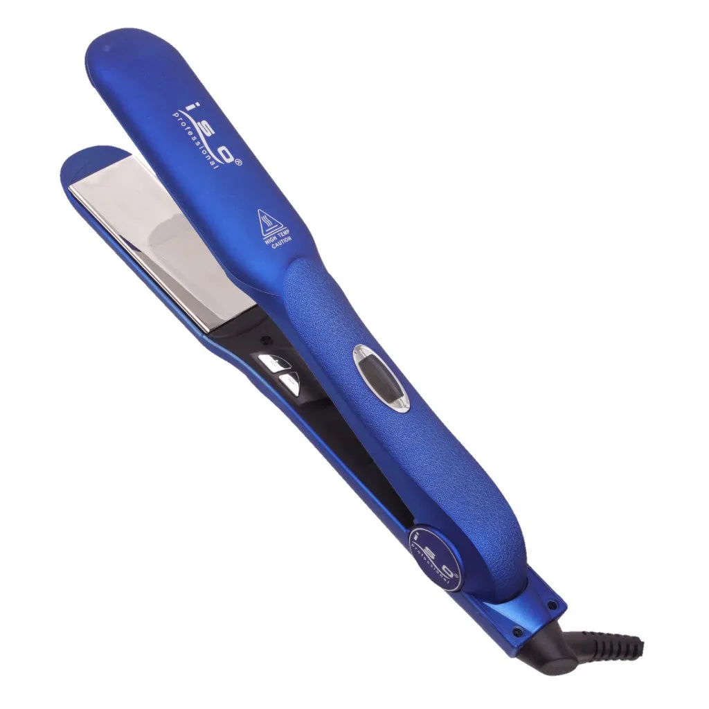 Iso Beauty Gold Collection Metallic Blue 1.5" Digital Infrared | Flat Iron