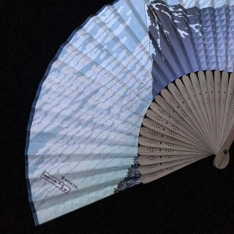 Japanese Folding Fan 【Fuji Mountain】