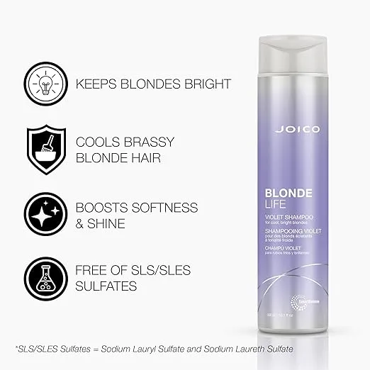 Joico Blonde Life Violet Shampoo for Cool, Bright Blondes