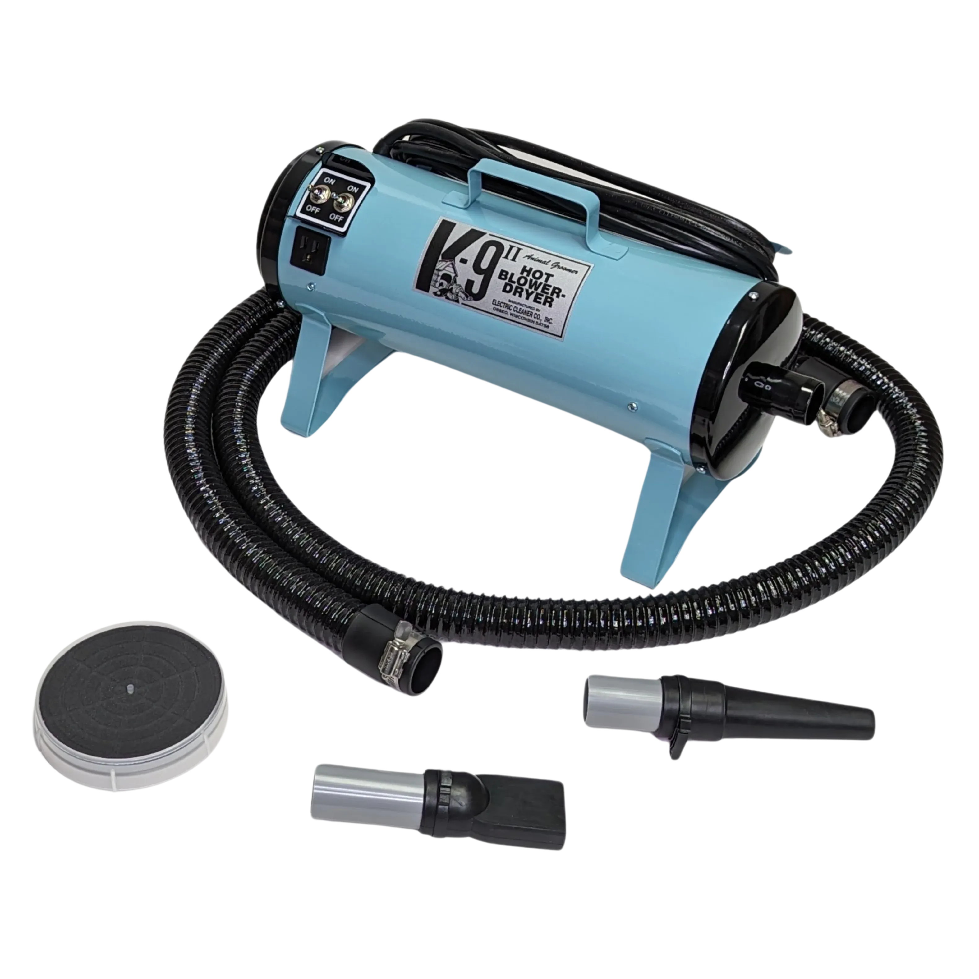 K-9 II Dog Dryer Two-Speed with Free Water Peeler Attachment by Electric Cleaner