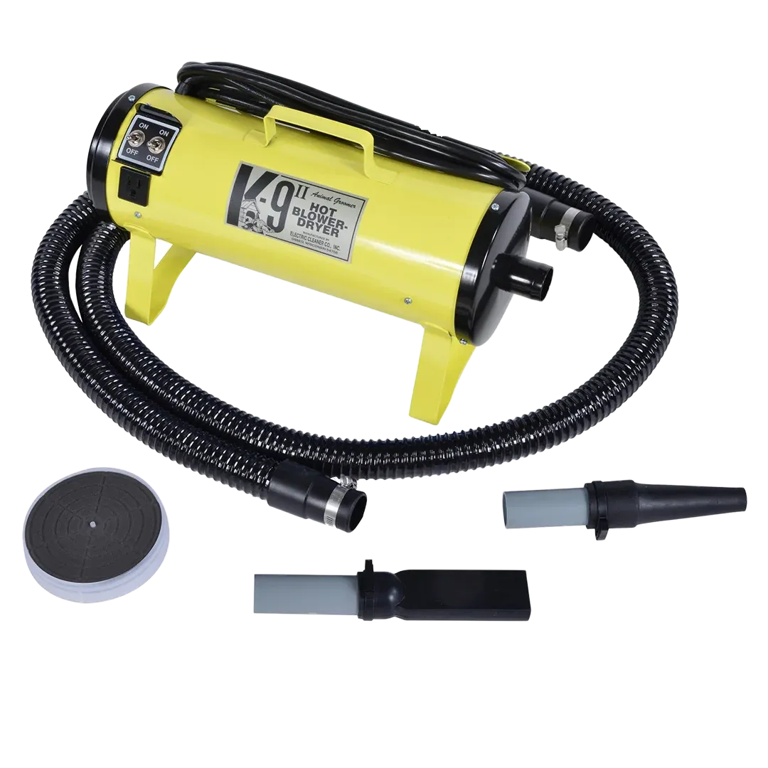 K-9 II Dog Dryer Two-Speed with Free Water Peeler Attachment by Electric Cleaner