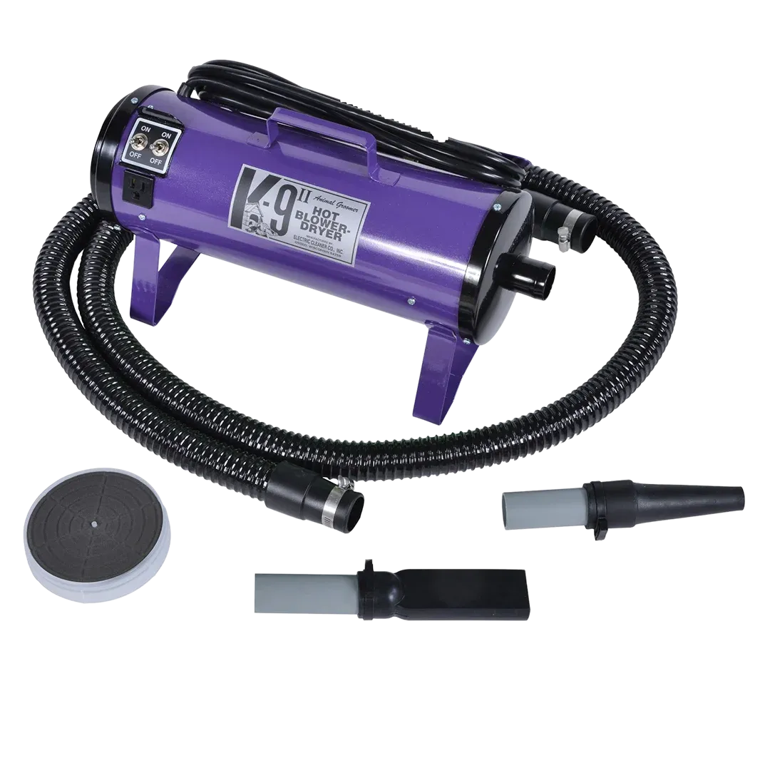 K-9 II Dog Dryer Two-Speed with Free Water Peeler Attachment by Electric Cleaner