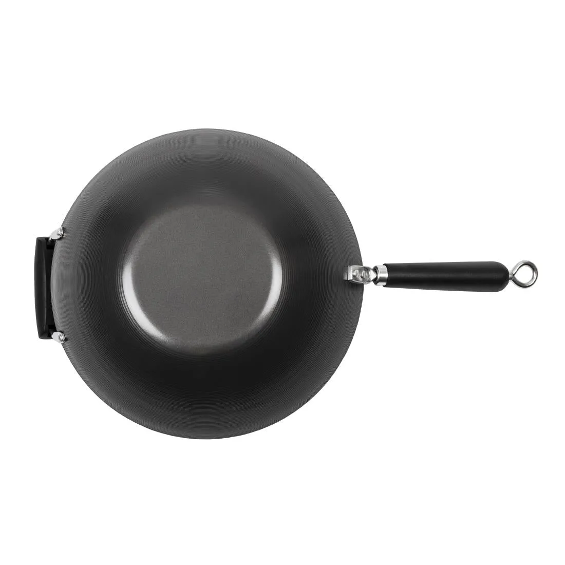 K250 Kitchen Craft Non Stick Flat Base Wok 356mm