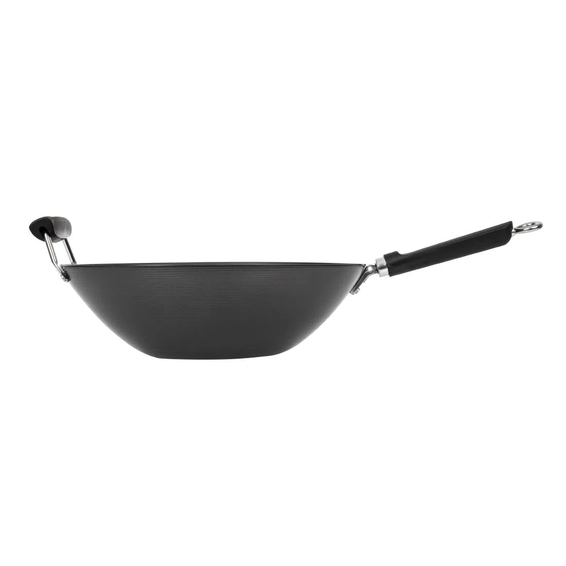 K250 Kitchen Craft Non Stick Flat Base Wok 356mm