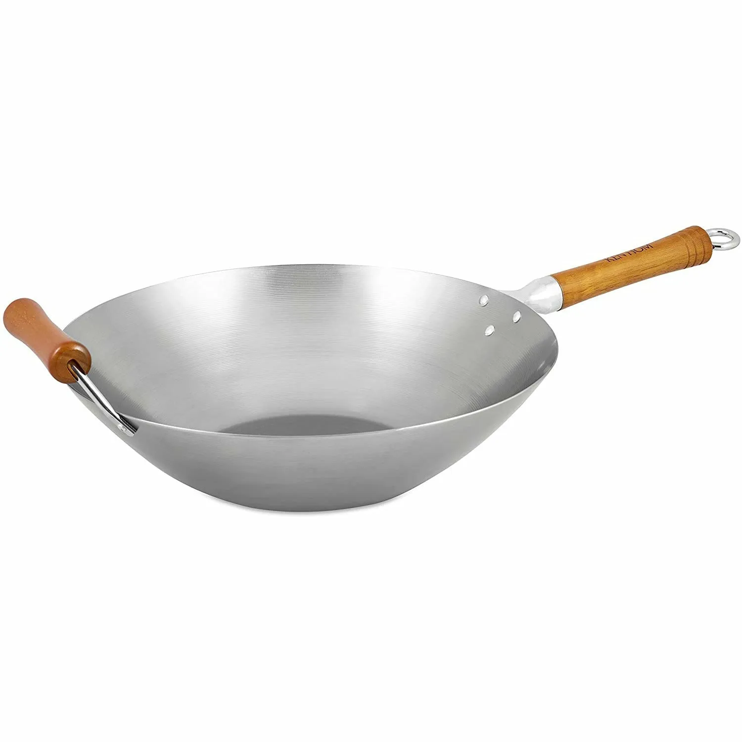 Ken Hom Carbon Steel Wok 14"