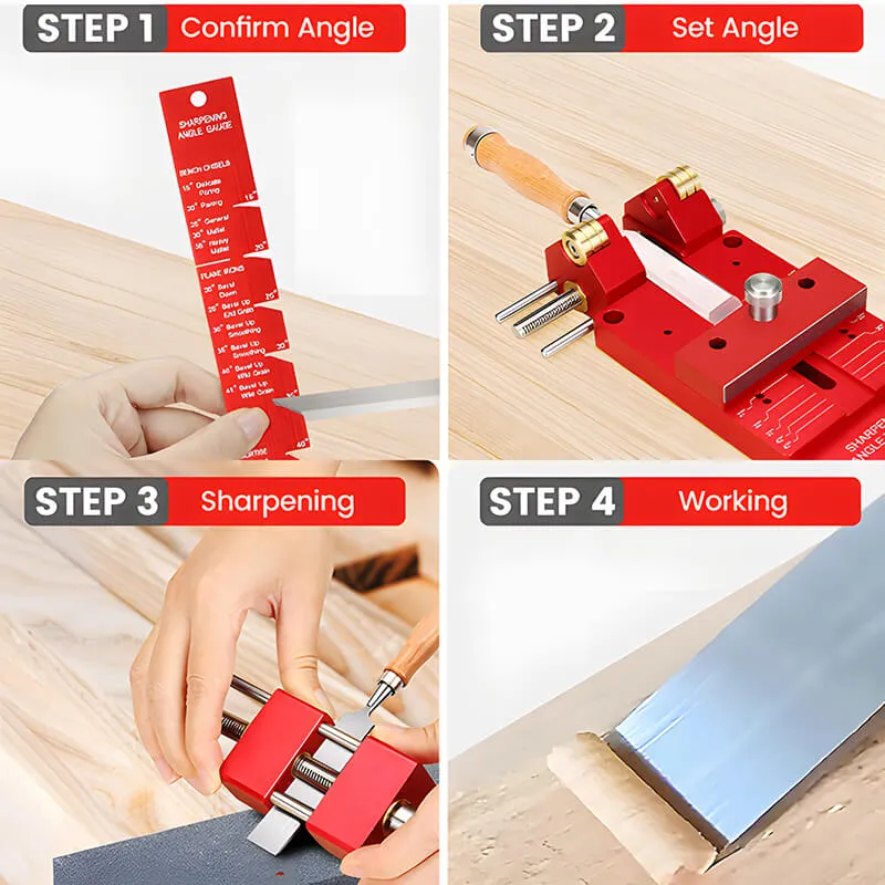 Levoite™ Sharpening System Honing Guide for Chisels and Plane Irons