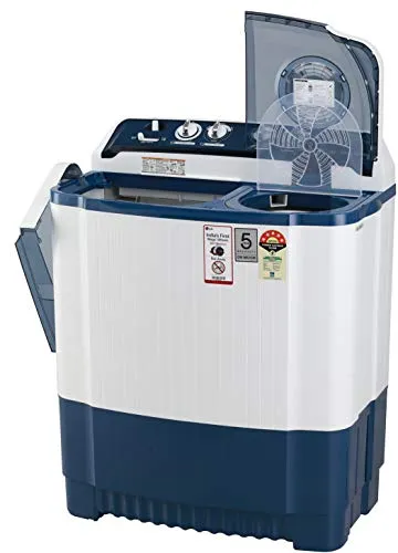 LG 7.5 Kg 5 Star Semi-Automatic Top Loading Washing Machine (P7535SBMZ, Dark Blue)